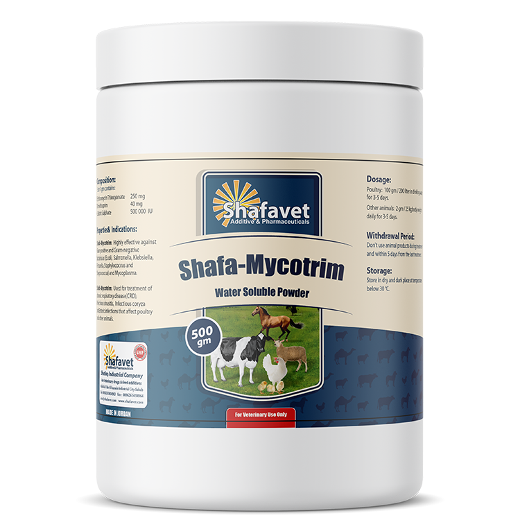 Shafa - Mycotrim antibiotic 500 gram water soluble powder
